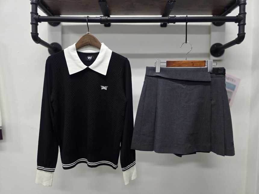 PXG 여성 하프 플리츠 스커트(3color)