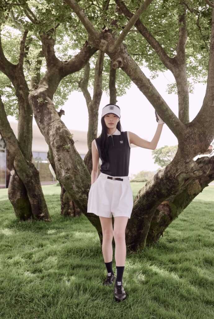 사우스케이프 매장판 스커트 실루엣 벨트 숏 팬츠