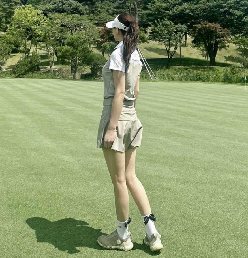 PXG 우먼 썸머 언발란스 스커트