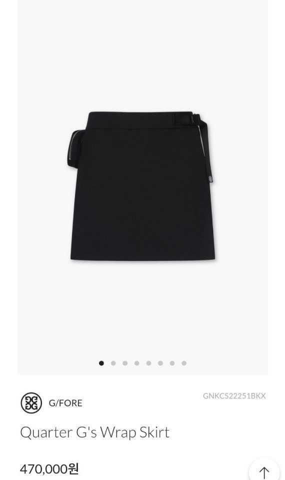 지포어 SUMMER 쿼터 여성 랩 스커트(2color)