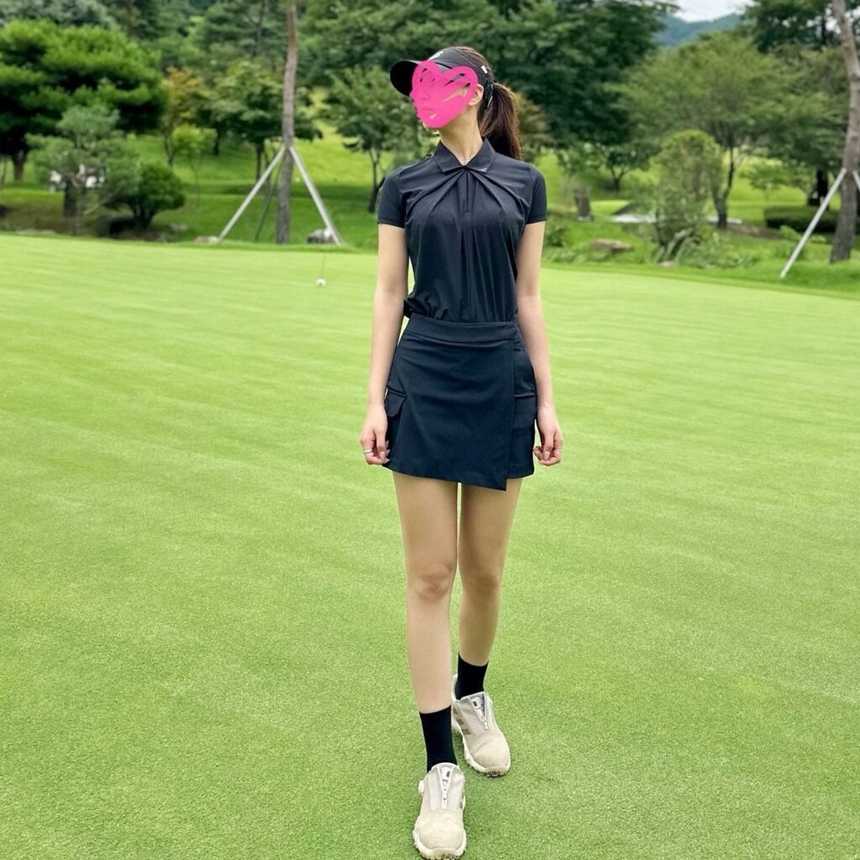 PXG 우먼 썸머 스컬 포켓 스커트