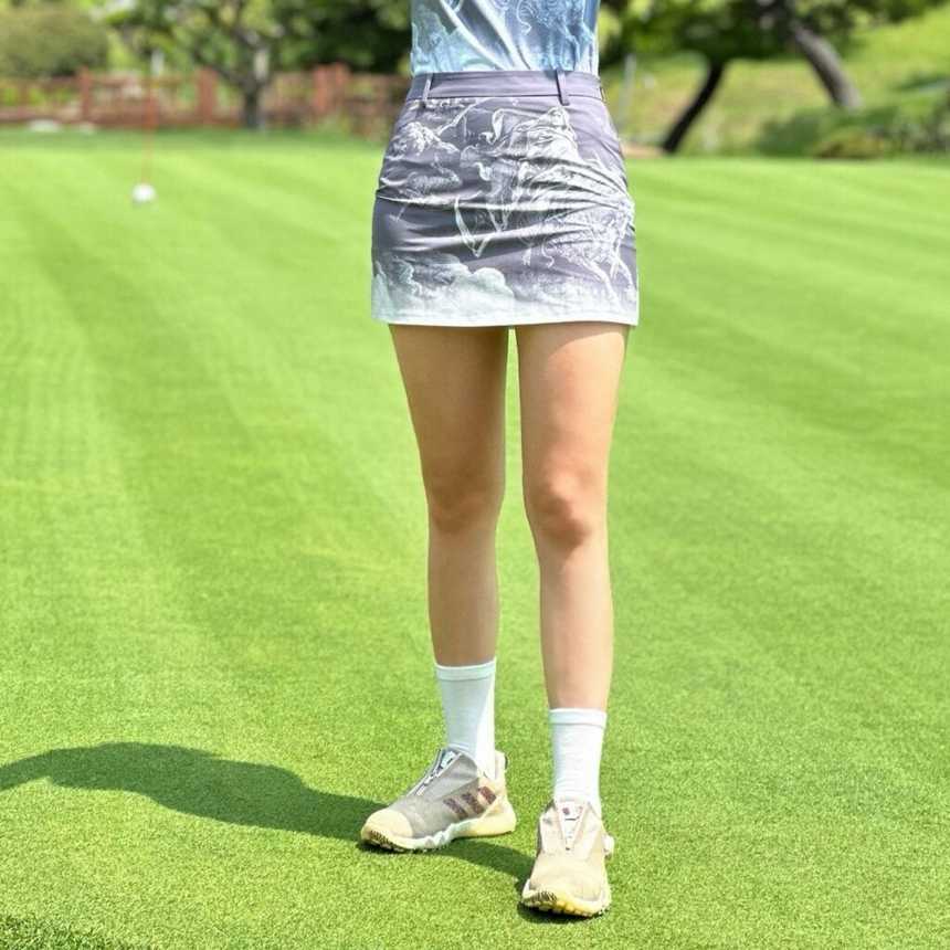 어메이징크리 단테 인페르노 패턴 스커트