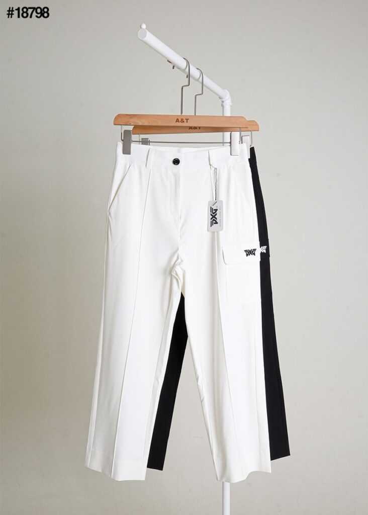 PXG 버튼 다운 세미 부츠컷 카고 9부팬츠(2color)