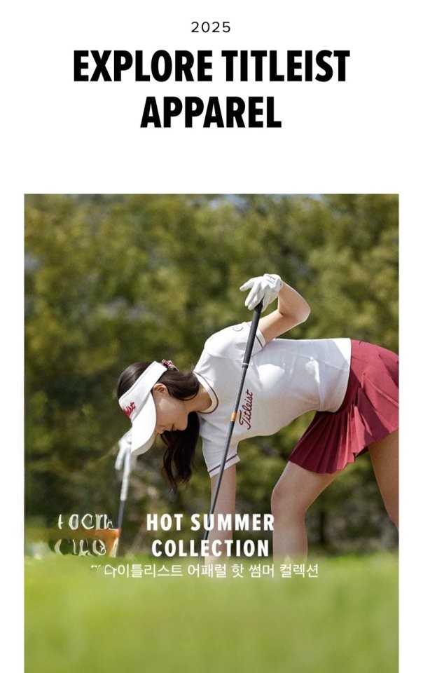 타이틀리스트 SUMMER PLEATED SKORTS(3color)