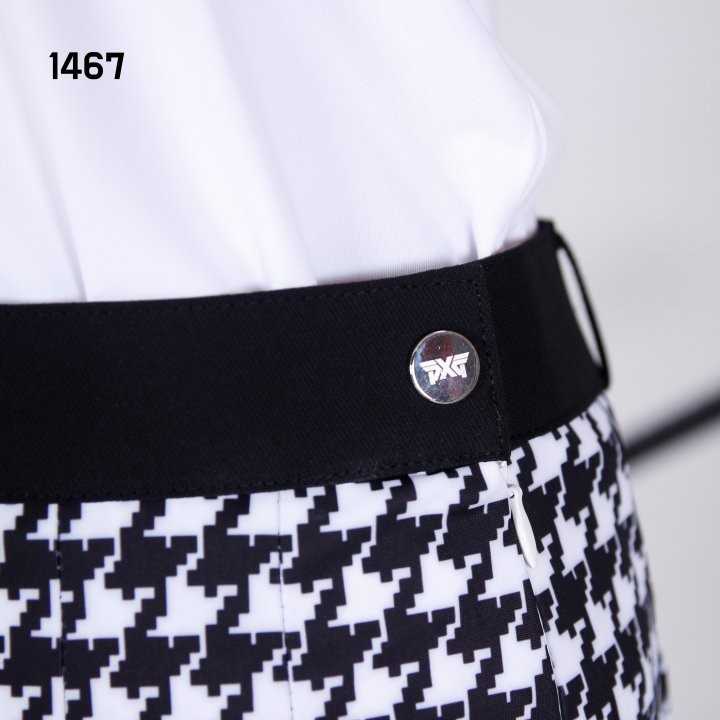 PXG 여자 1467 하운드체크 스커트 치마