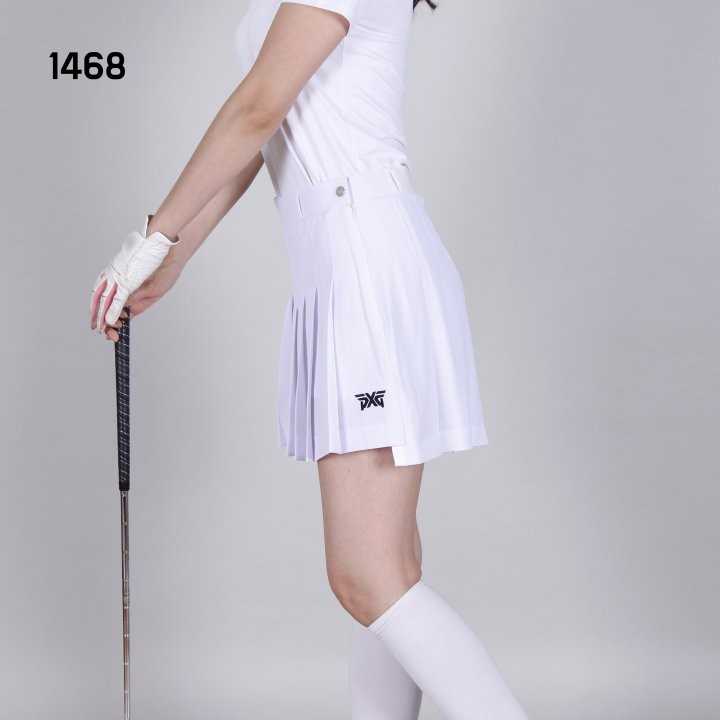 PXG 여자 1468 라인 플리츠 스커트 치마(2color)