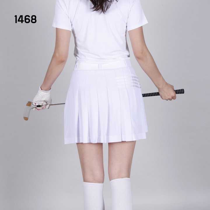 PXG 여자 1468 라인 플리츠 스커트 치마(2color)