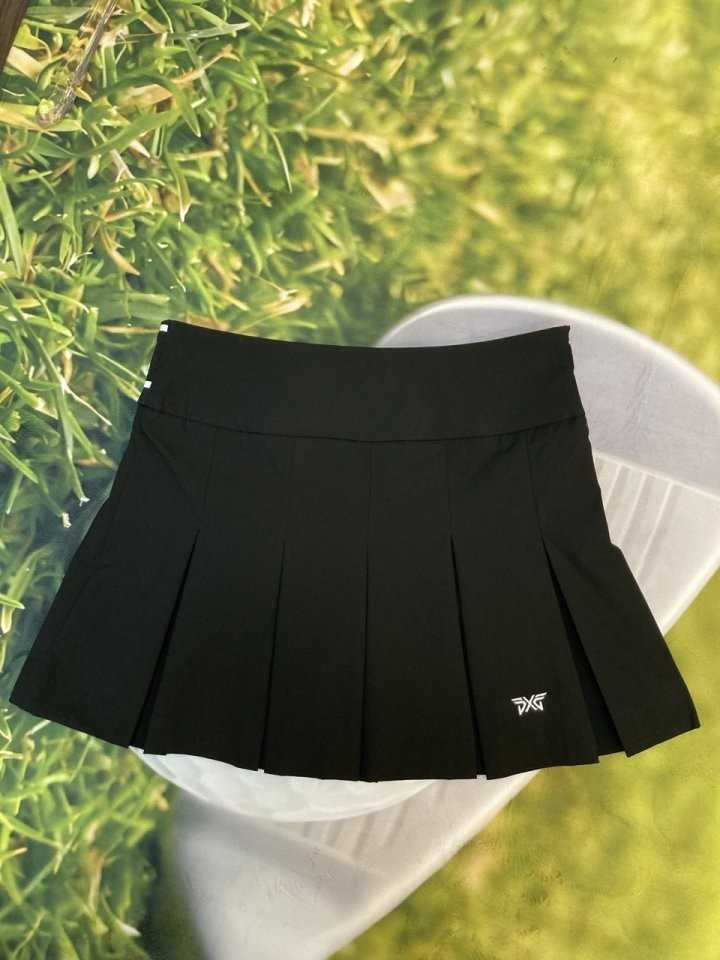 PXG 여성 셔링포인트 뒷밴드 스커트