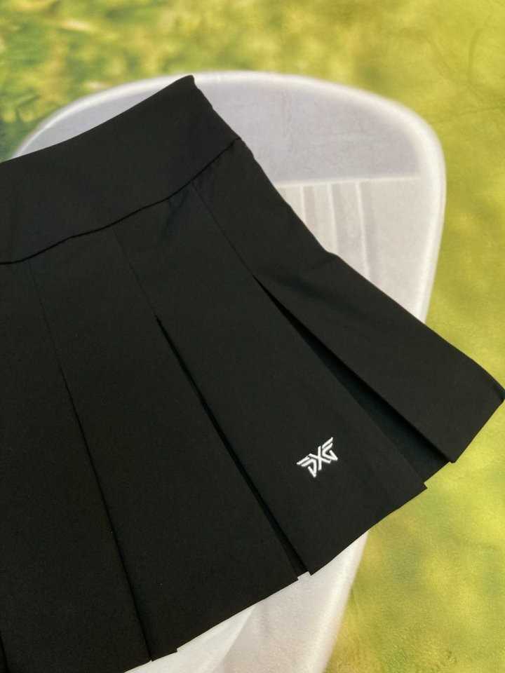 PXG 여성 셔링포인트 뒷밴드 스커트