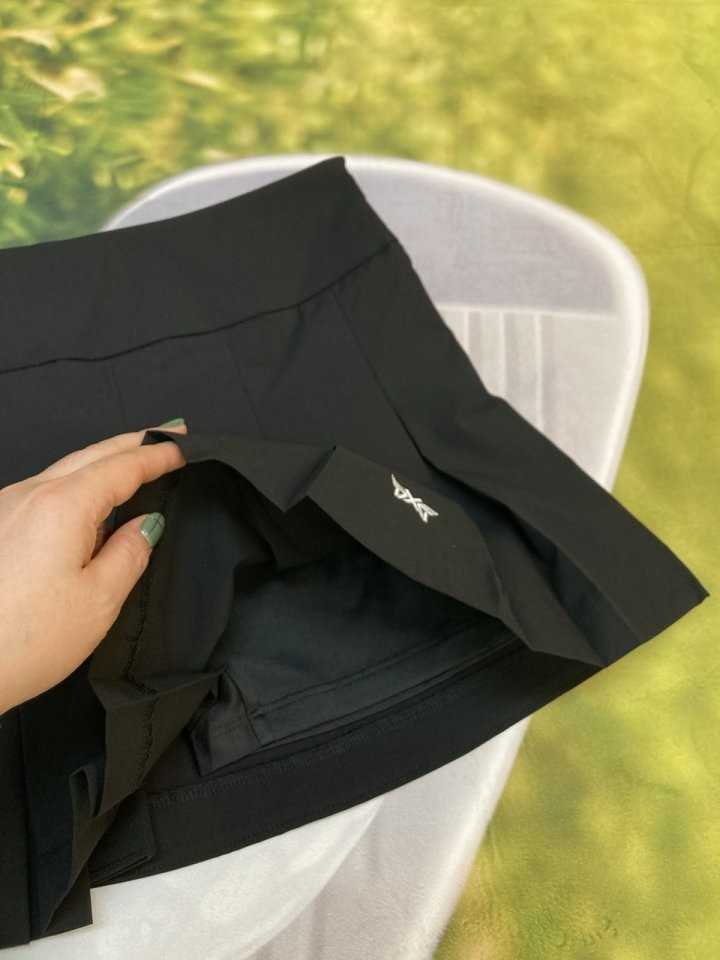 PXG 여성 셔링포인트 뒷밴드 스커트