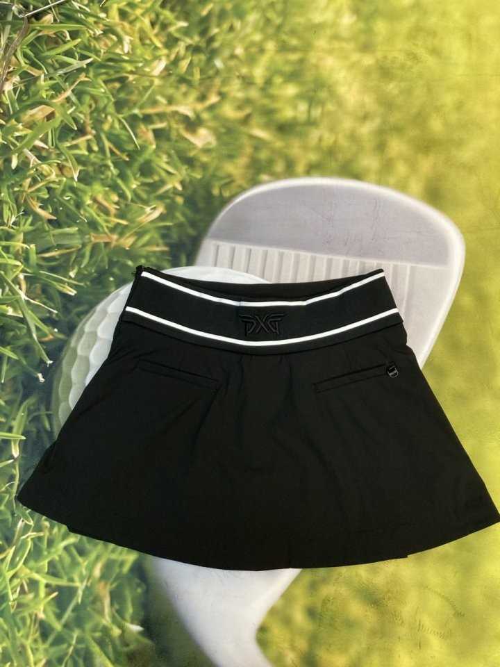 PXG 여성 셔링포인트 뒷밴드 스커트