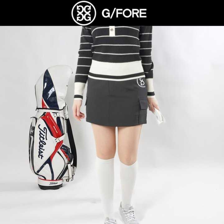 지포어 하프로고 카고 치마(3color)
