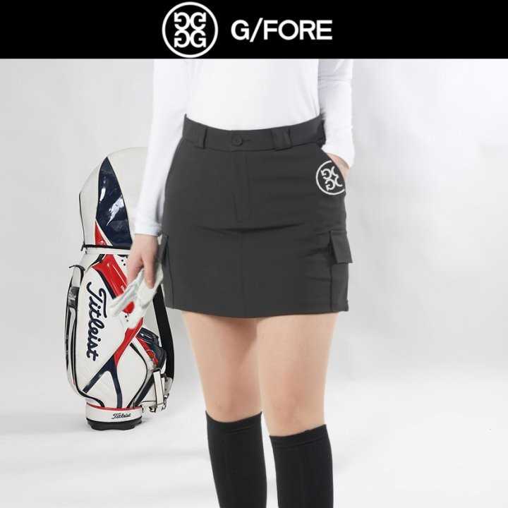 지포어 하프로고 카고 치마(3color)