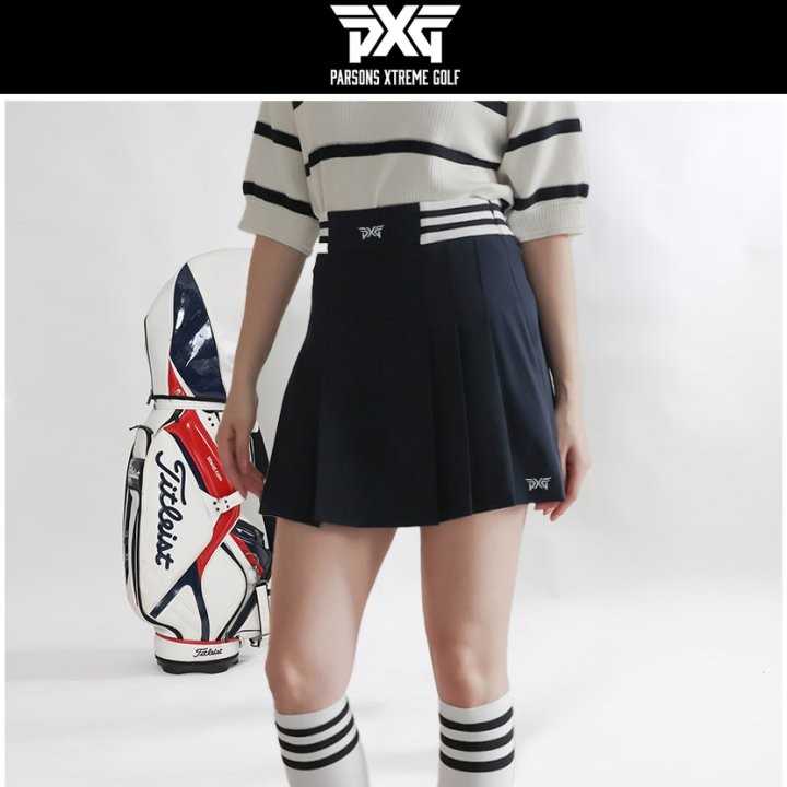 PXG 밴딩두줄 플리츠 스커트(2color)