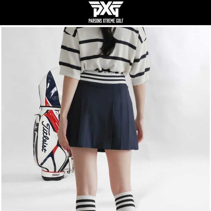 PXG 밴딩두줄 플리츠 스커트(2color)