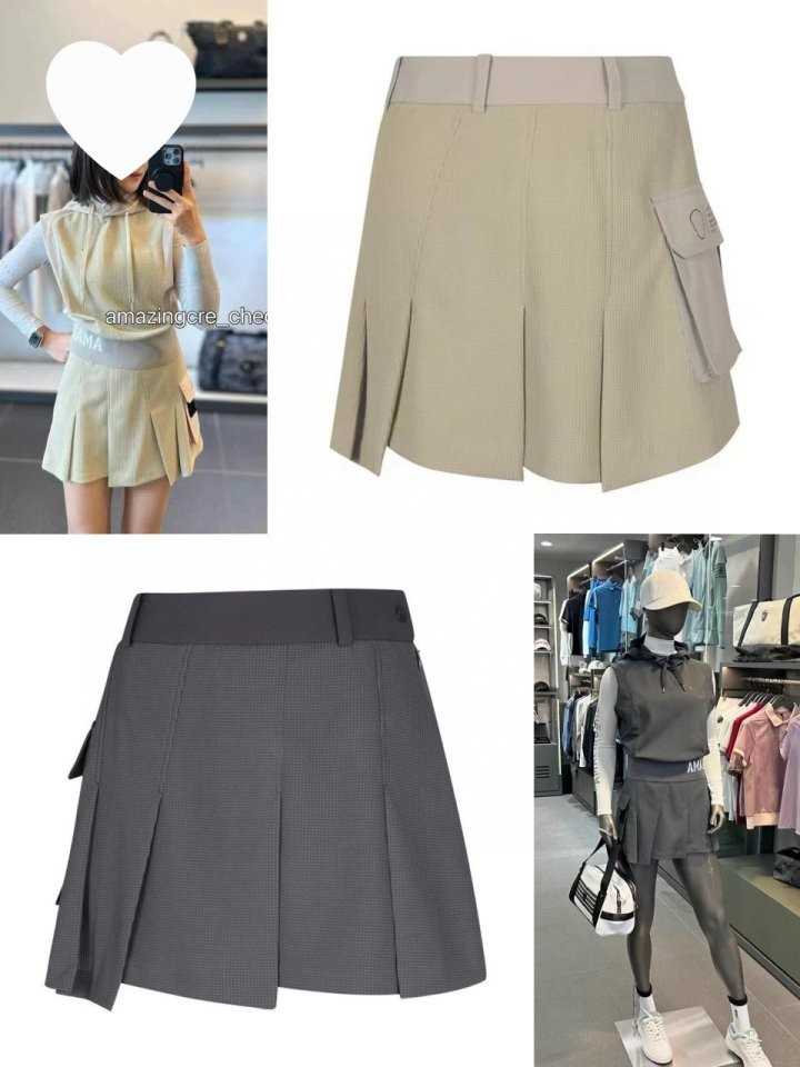 어메이징크리 에어서킷하이브 레귤러 플리츠 큐롯(2color)