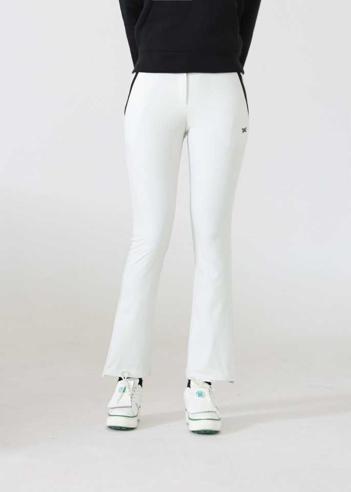 PXG 수입고급 여성 지퍼 라인 부츠컷 기모팬츠(2color)