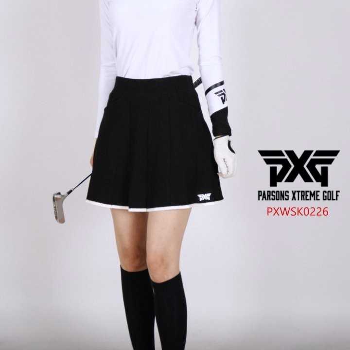PXG 여자 PXWSK0226 배색라인 니트 스커트 치마(2color)