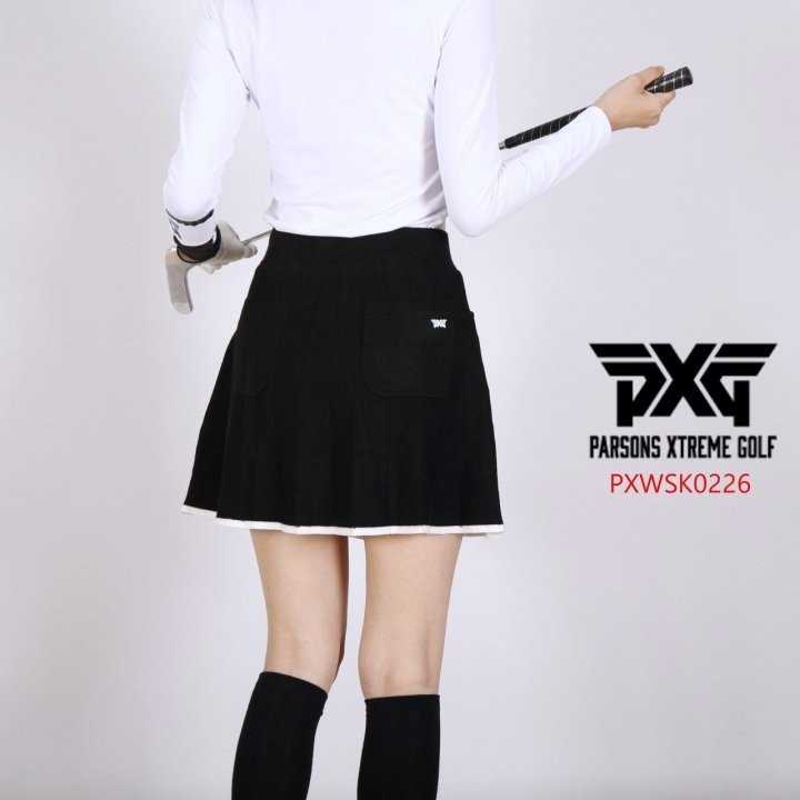 PXG 여자 PXWSK0226 배색라인 니트 스커트 치마(2color)