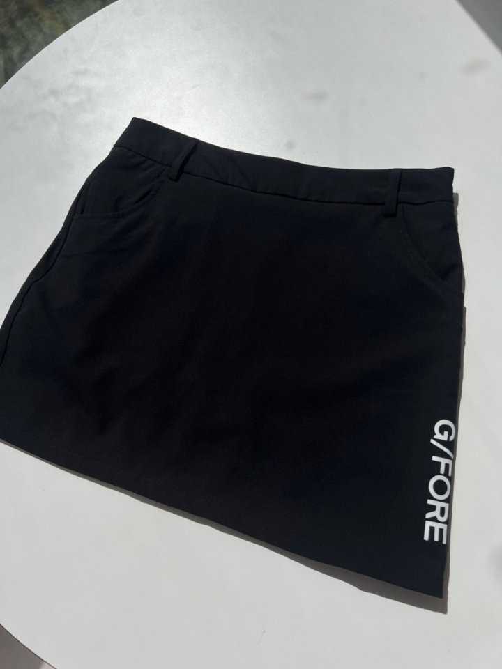 지포어 뒷 주름 큐롯 스커트(3color)