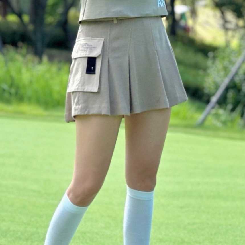 어메이징크리 어어서킷 하이브 일레귤러 플리츠 큐롯(2color)