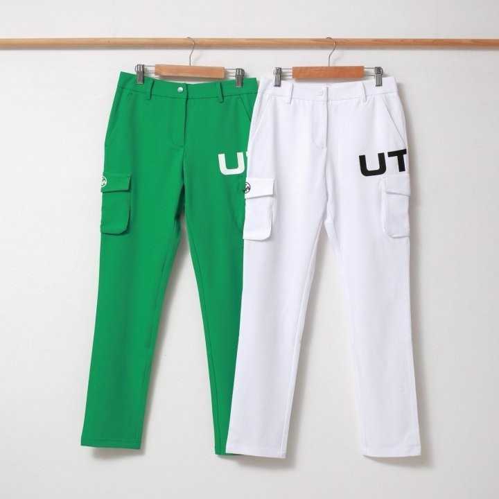 유타 여성 볼드 로고 포켓 팬츠(2color)