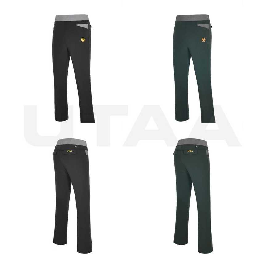 유타 여성 자수로고 부츠컷 패딩 팬츠(2color)