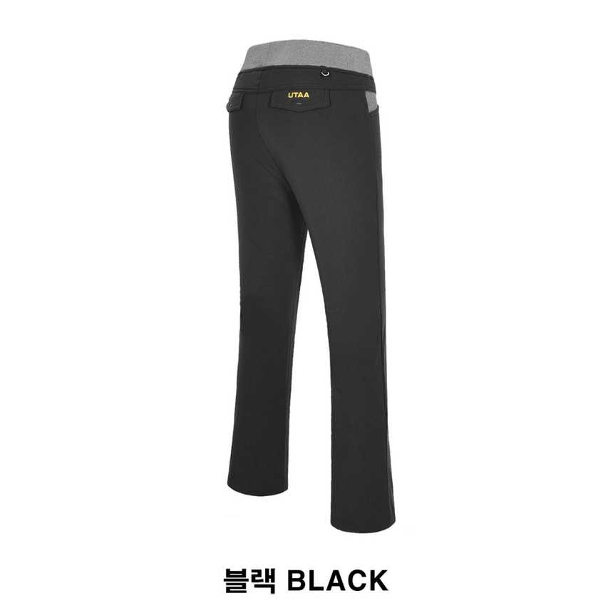 유타 여성 자수로고 부츠컷 패딩 팬츠(2color)