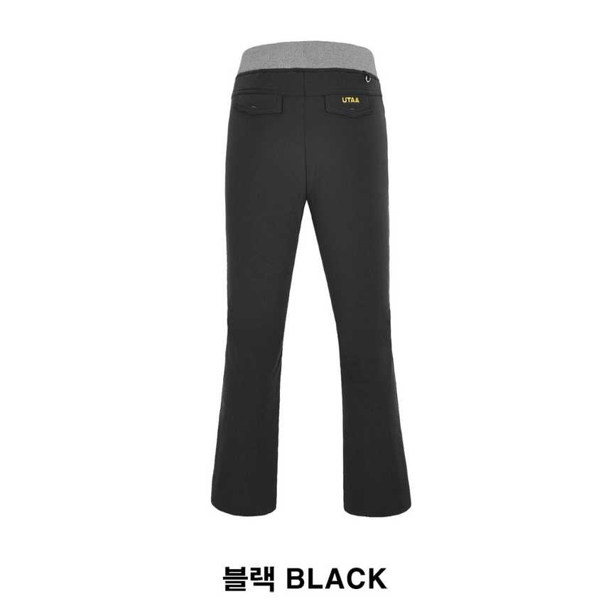 유타 여성 자수로고 부츠컷 패딩 팬츠(2color)