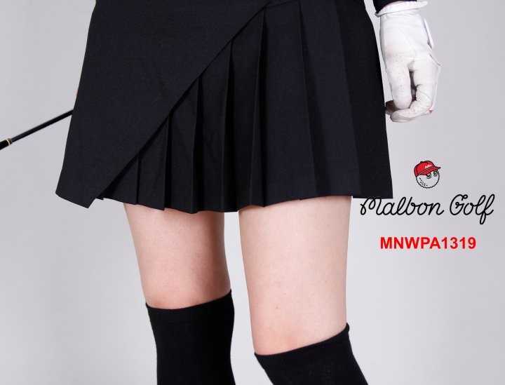 말본 여성 MNWPA1319 언발플리츠 스커트 치마