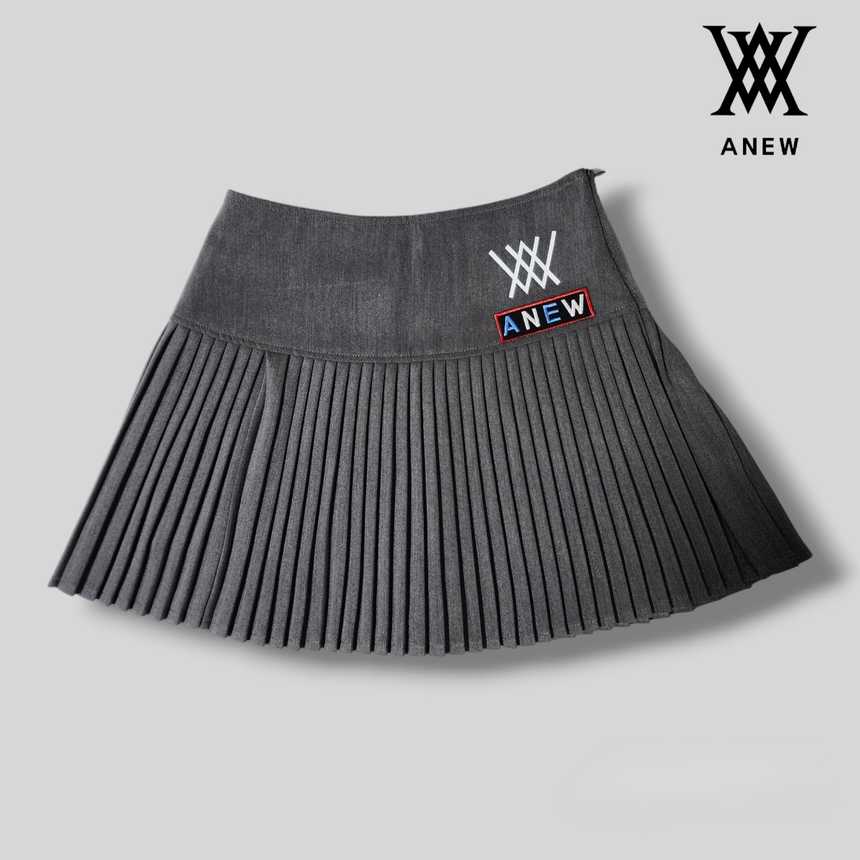 어뉴 하이엔드 잔주름 스커트