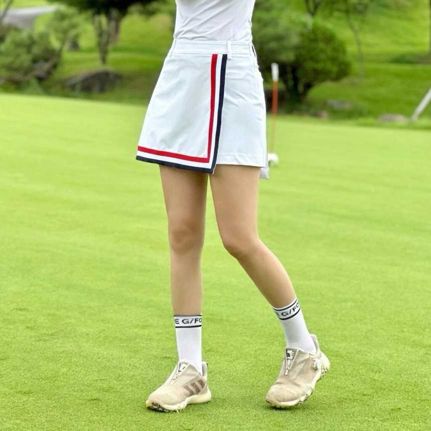 지포어 트리컬러 랩 큐럿 팬츠 스커트