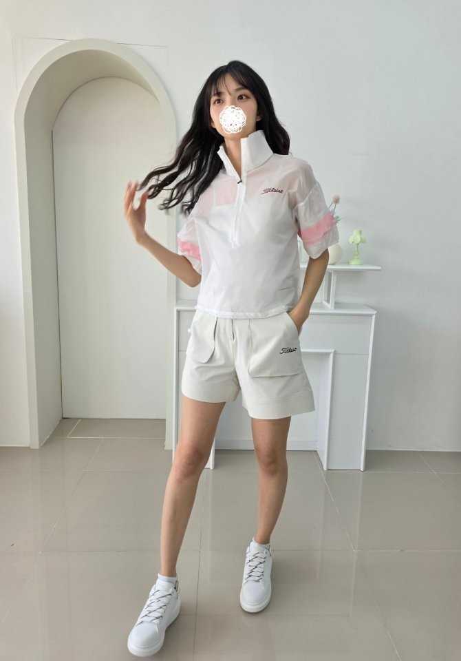 타이틀리스트 여성 포켓 밴드베이직 반바지(3color)