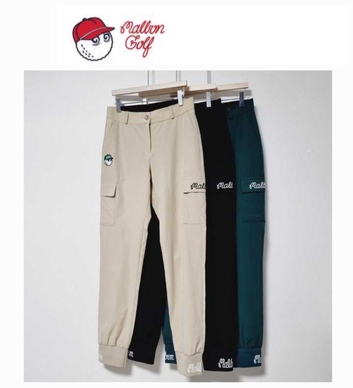 말본 여성 자수 카고 조거팬츠(3color)
