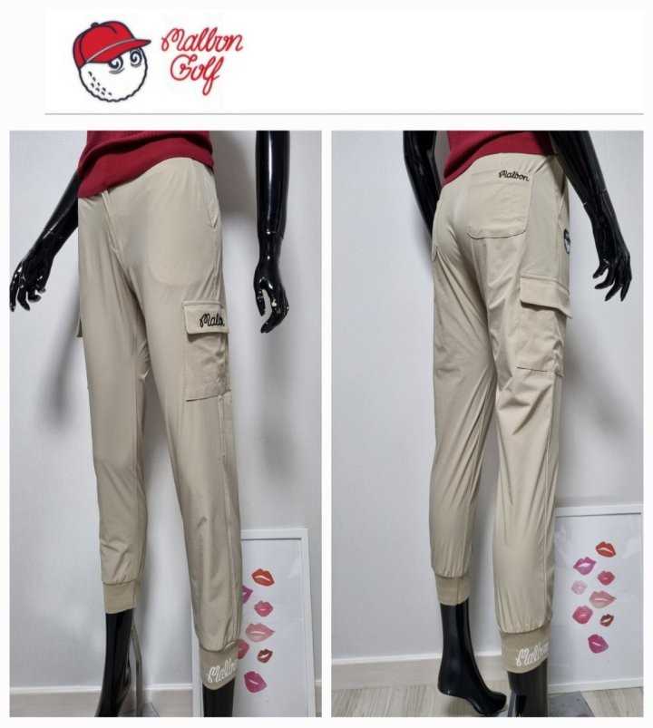 말본 여성 자수 카고 조거팬츠(3color)