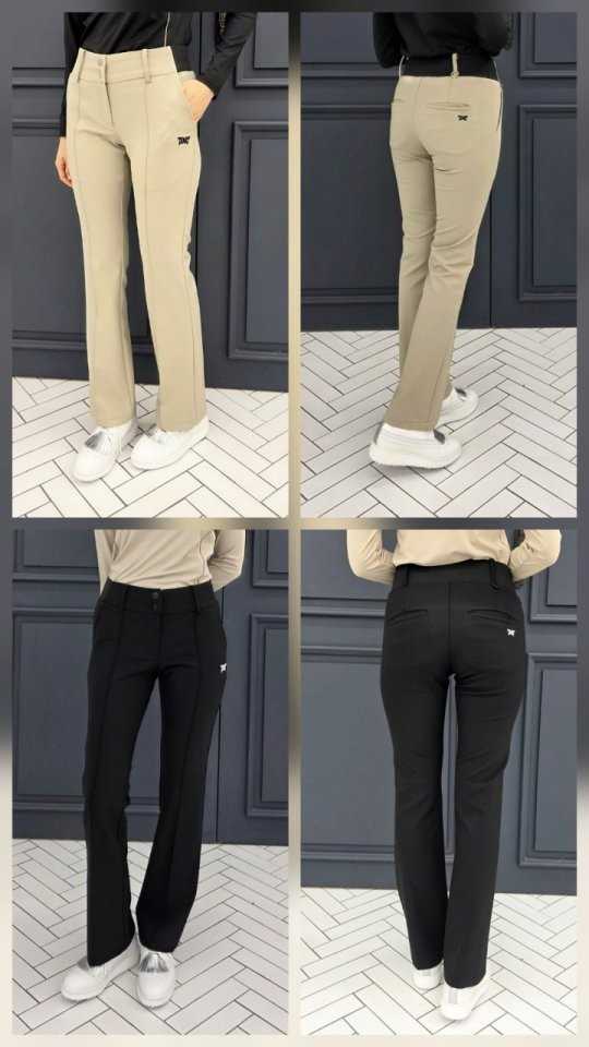 PXG 여성 투버튼 허리 밴딩 팬츠(3color)