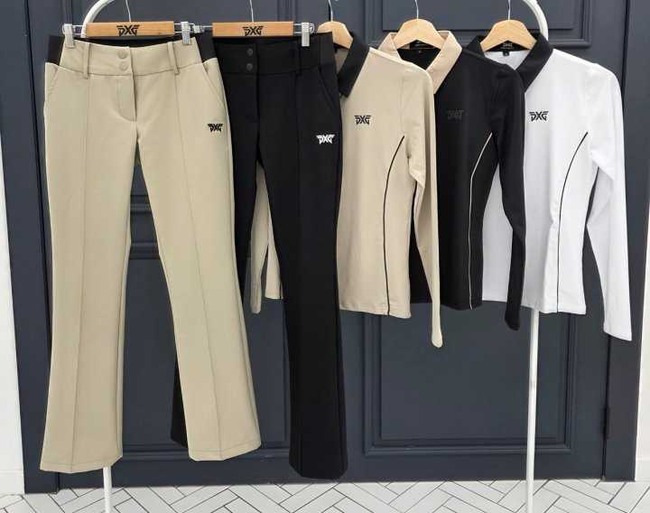 PXG 여성 투버튼 허리 밴딩 팬츠(3color)