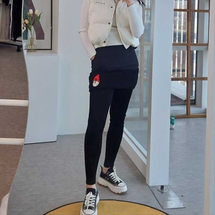 말본 버킷 뽀글이 패딩 스커트