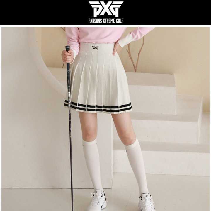 PXG 더블라인 니트 스커트(4color)