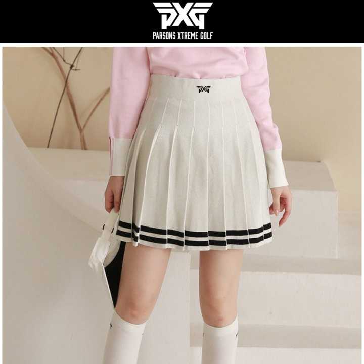 PXG 더블라인 니트 스커트(4color)