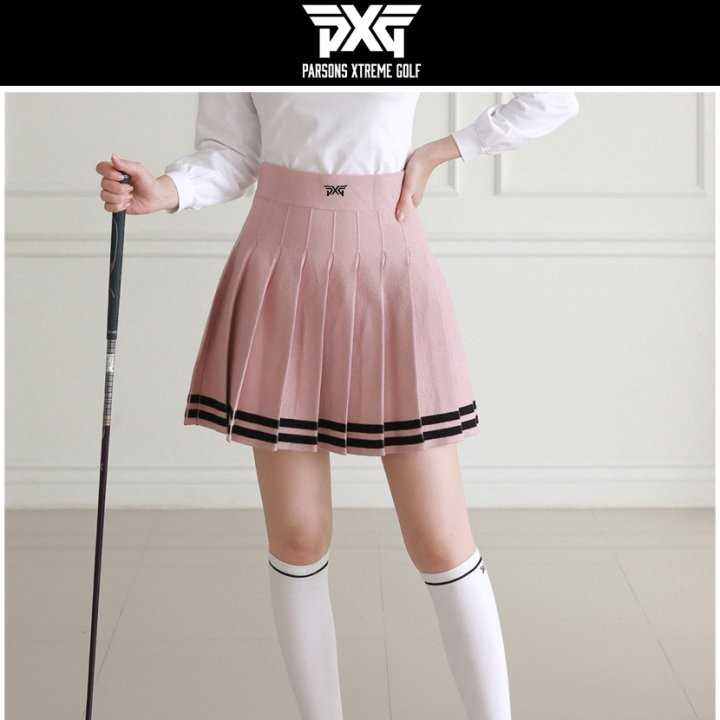PXG 더블라인 니트 스커트(4color)