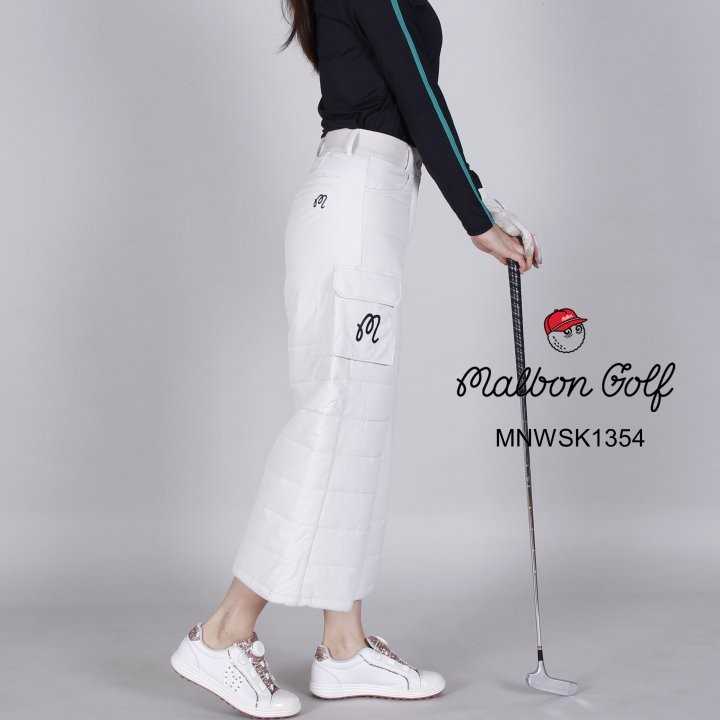 말본 여자 MNWSK1354 패딩 와이드 팬츠 바지(2color)