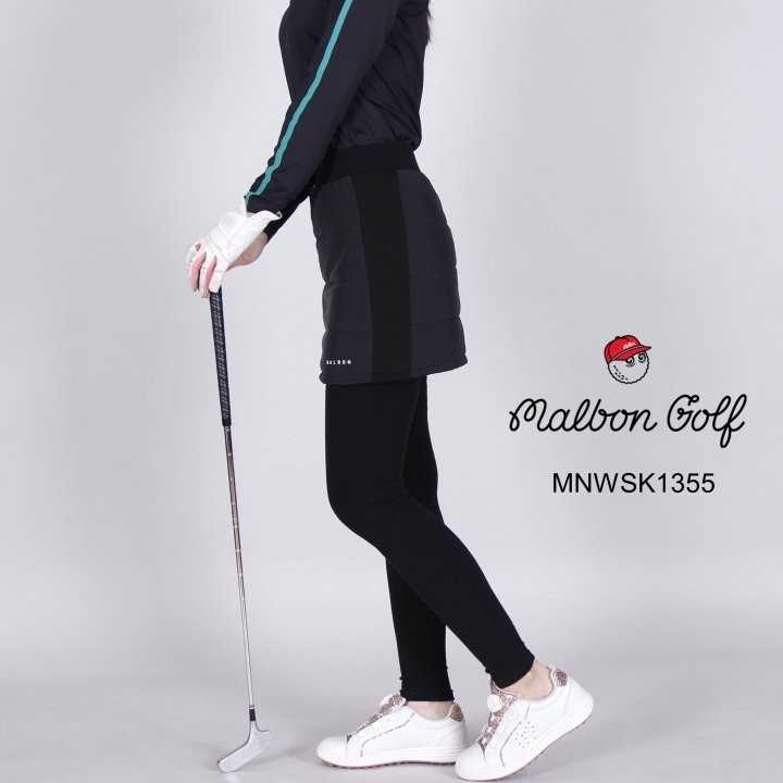 말본 여자 MNWSK1355 기모 레깅스 패딩 스커트 치마