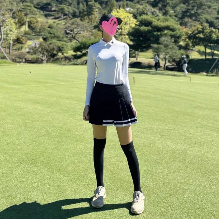 PXG 우먼 언발란스 플리츠 스커트 (WOMEN)