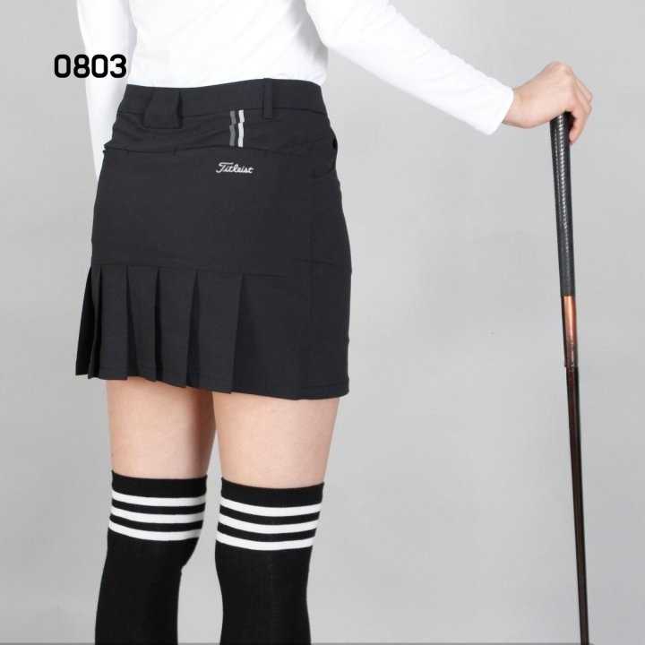타이틀리스트 여자 0803 뒷주름 스커트 치마(3color)