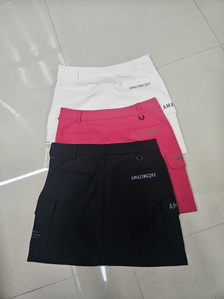 어메이징크리 카고 심플 스커트(3color)