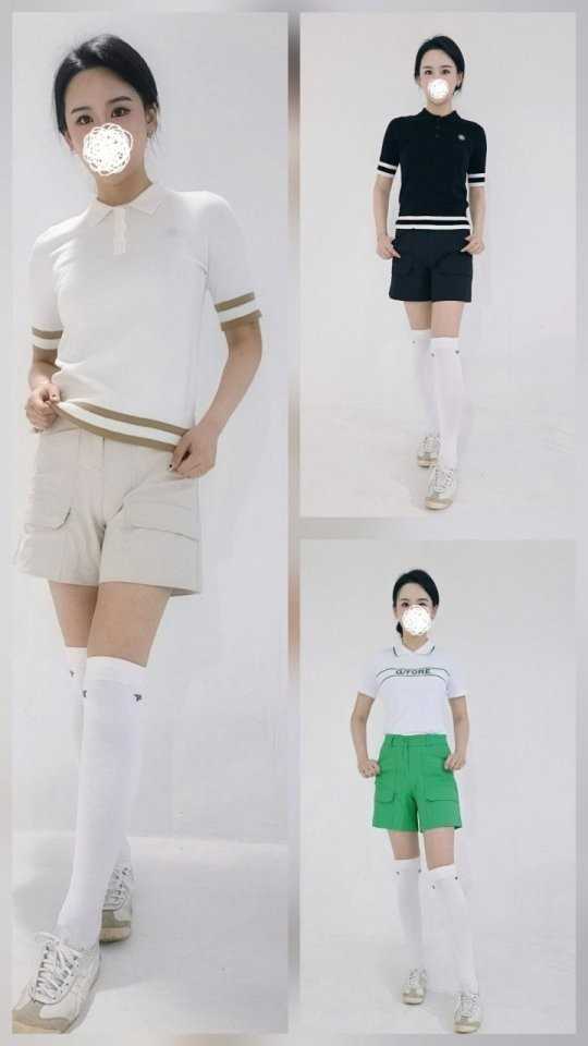 지포어 여성 A라인 밴드 반바지(3color)