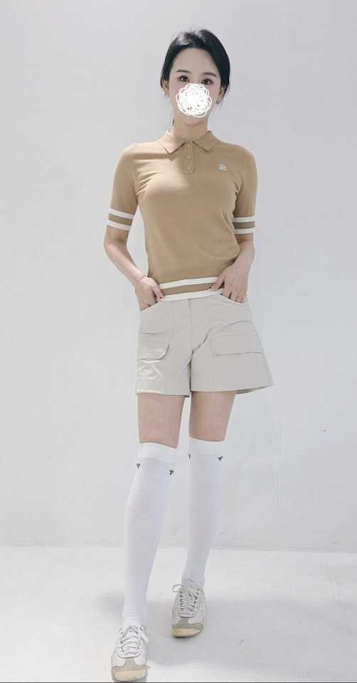 지포어 여성 A라인 밴드 반바지(3color)