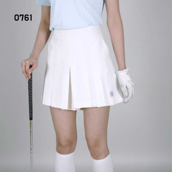 지포어 여자 0761 앞플리츠 치마바지 큐롯 반바지(2color)