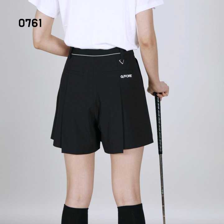 지포어 여자 0761 앞플리츠 치마바지 큐롯 반바지(2color)